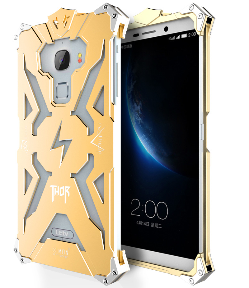 SIMON THOR Aviation Aluminum Alloy Shockproof Armor Metal Case Cover for LeTV Le Max X900