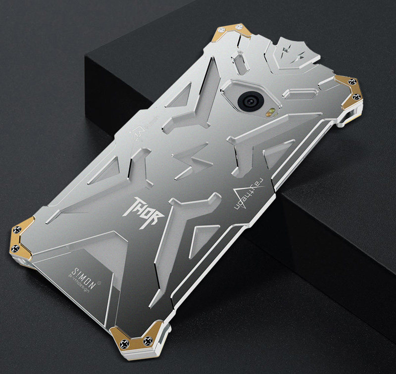 SIMON THOR Aviation Aluminum Alloy Shockproof Armor Metal Case Cover for Xiaomi Mi Note 2