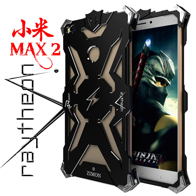 SIMON THOR Aviation Aluminum Alloy Shockproof Armor Metal Case Cover for Xiaomi Mi Max 2