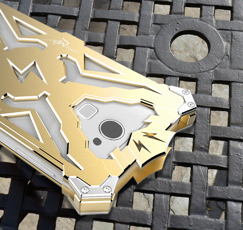 SIMON THOR Aviation Aluminum Alloy Shockproof Armor Metal Case Cover for Coolpad Y90