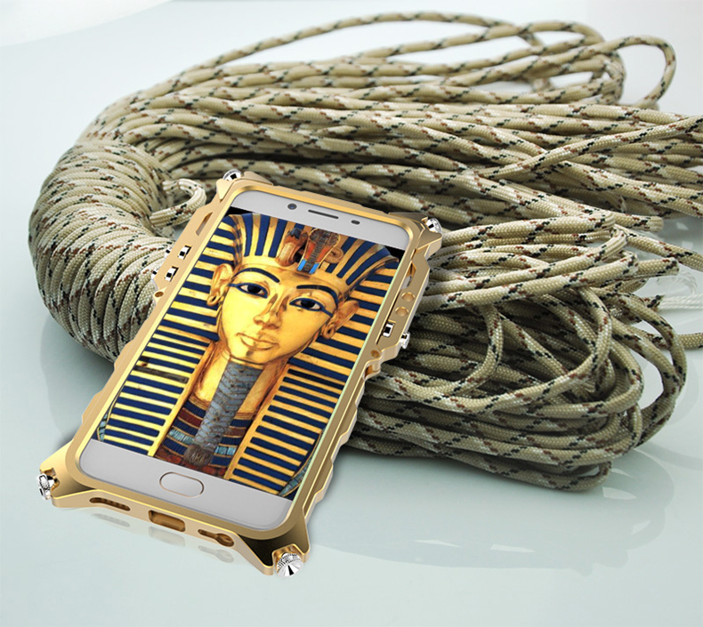 SIMON THOR Aviation Aluminum Alloy Shockproof Armor Metal Case Cover for OPPO R9s & OPPO R9s Plus