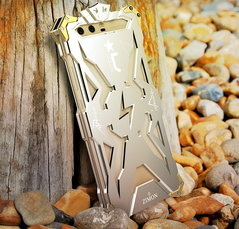 SIMON THOR Aviation Aluminum Alloy Shockproof Armor Metal Case Cover for Huawei P10 & Huawei P10 Plus