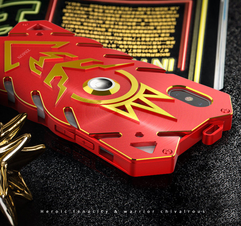 SIMON New THOR II Magnetic Bracket Aviation Aluminum Alloy Shockproof Armor Metal Case Cover for Apple iPhone X