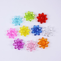 Childrens acrylic crystal Sun Flower beaded little girl creative DIY necklace bracelet jewelry gem toy