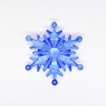 Childrens transparent acrylic imitation Crystal large ice and snow princess snowflake toy gem hanging jewelry bonus gift