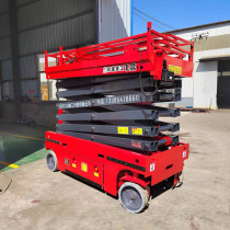 Self - self - cut 12 m electric lift hydraulic high altitude operation car warehouse installed maintenance miniature feeder