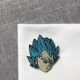 NDSANT Nhật Bản nguyên bản Qilongzhu Wukong Super Saiyan Đàn ông và phụ nữ áo thun cotton cổ tròn tay ngắn áo thun nam có cổ