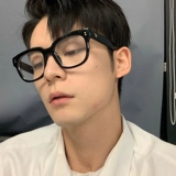 Грубные черные очки для каркаса мужское большое лицо с миопией можно оборудовать большим фреймом с большим кадром каркасом