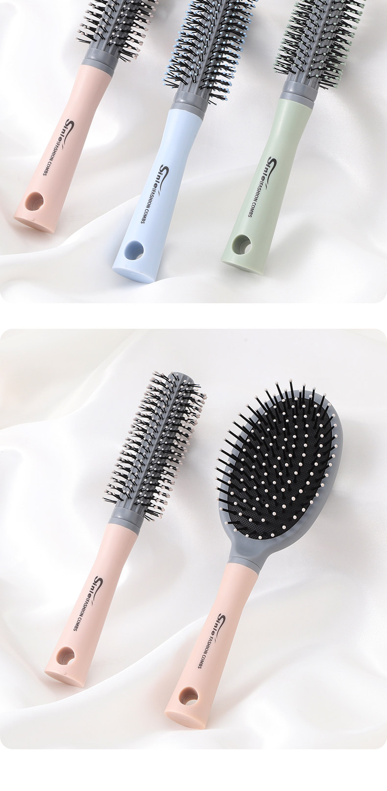 气垫梳按摩女士专用长发防头发卷发神器静家用排骨蓬松电气囊梳子详情17