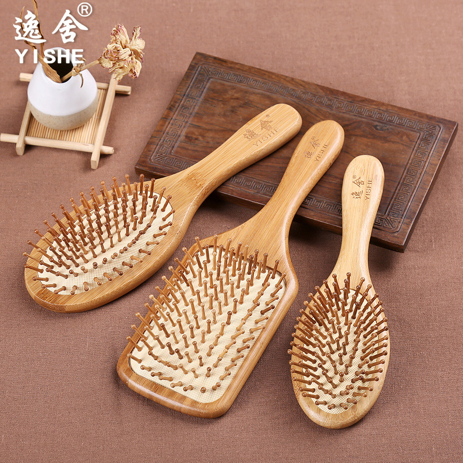 Airbag air cushion comb head massage scalp meridian wood comb children electrostatic hair loss curls special long hair large board defense