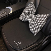 Car Cushions All Season Universal Seat Cushion Trolley Inside Five Pieces Linen Sleeves Linen Sleeves Ice Silk Goddess Fashion Upscale Semi