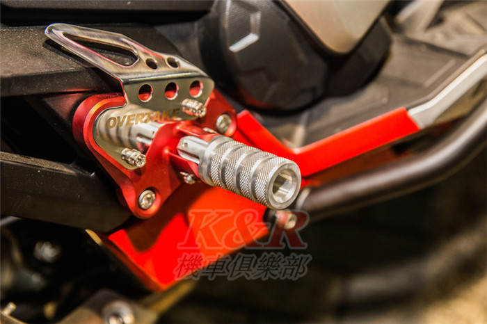 Japan OVER XADV retrofitting CNC flying screwdown foot group X-ADV750 back to foot group