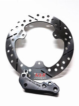DOG spoof factory XMAX300 modification 267MM enlarged fixed brake disc with two calipers chain code