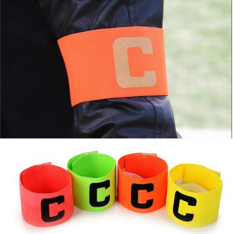 Professional football match captain's armband elastic sticky wrapping captain's standard C word standard magic sticker captain's armband
