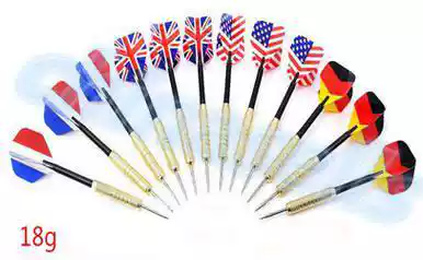 3 price 18g Professional copper head Anti-fall competition Flag dart needles Hard metal tie Balloon Dart needles