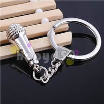 2 Price couple simulation microphone keychain microphone mini key chain party advertising small gift