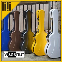 Thai Visesnut Colorful Series Premier 3 Lock Classical Folk Guitar Jumbo consignment ABS Box