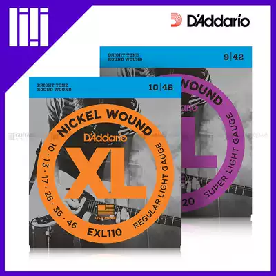 Guitar Square DAddario Dadario Electric guitar strings NYXL EXL120 110 strings 09 10