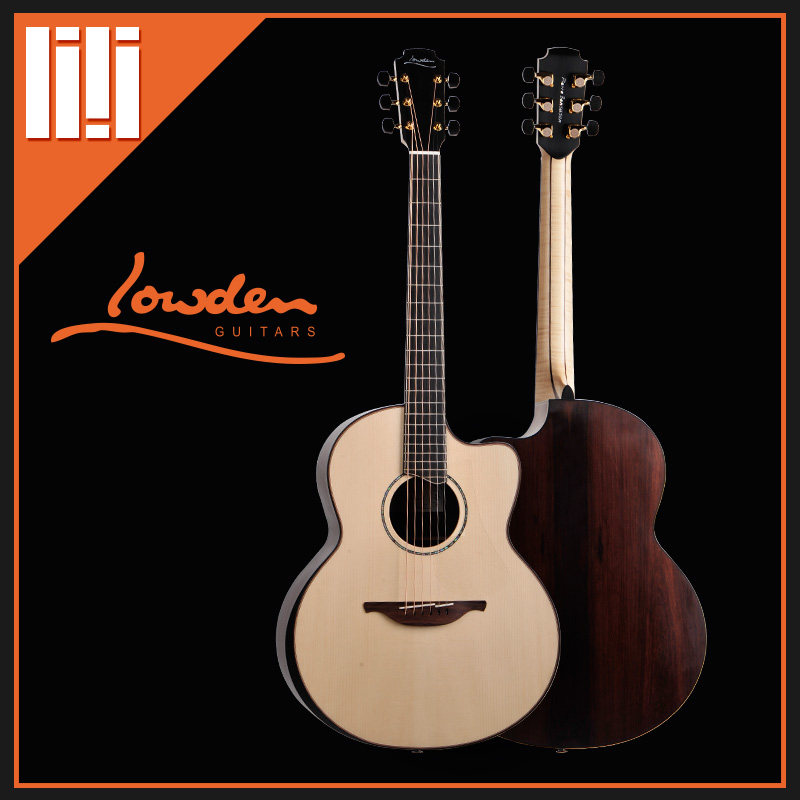 Guitar Square British Lowden Pierre Bensusan Three Brothers Signature Folk Acoustic Guitar Guitar