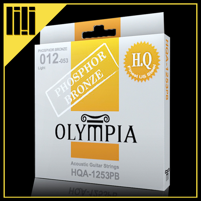 OLYMPIA OLYMPIA Folk guitar strings HQA1253PB CTA1253PB coating new spot