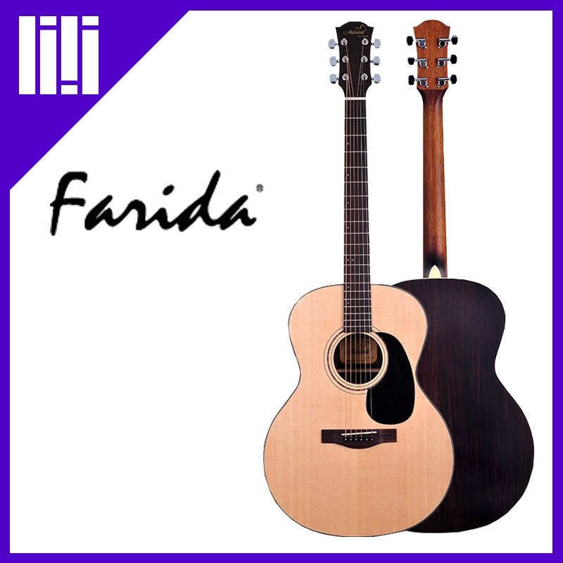 Farida Farida Marina MR-10 20 MD-10 20 Acoustic Face Single Folk Guitar Clearance