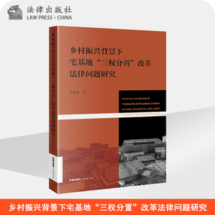 法律出版 乡村振兴背景下宅基地 董新辉著 改革法律问题研究 社 三权分置