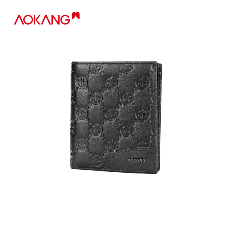 Okom Men Genuine Leather Short Clip New Minimalist Money Clip Slim head layer cow leather Youth leather clip