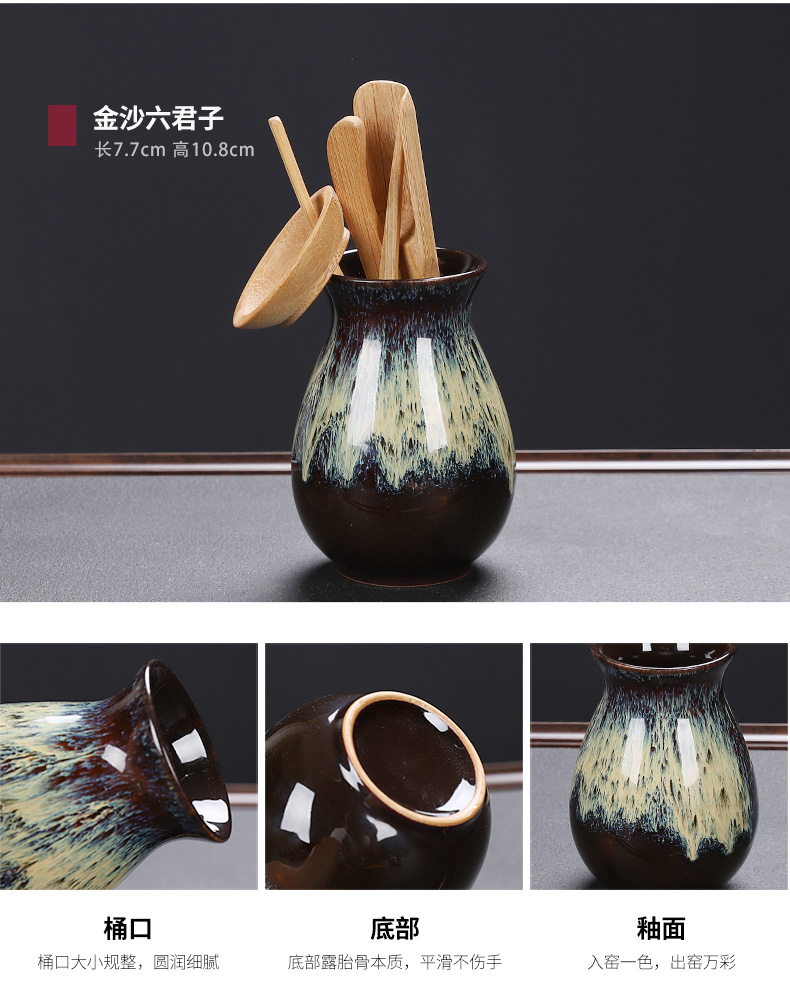 Hole to hide the floor building masterpieces lamp that variable elder brother up with red glaze ceramic kung fu tea teapot teacup sea home outfit