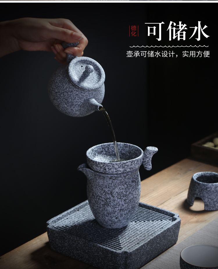 In building square pot bearing coarse pottery contracted tea tray ceramic water tray was tea with parts storage disc dry terms