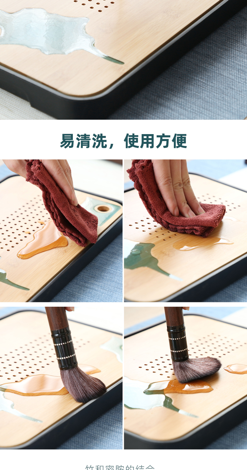 In building domestic Japanese office contracted dry tea tray ceramic teapot tea set the set of kung fu tea set