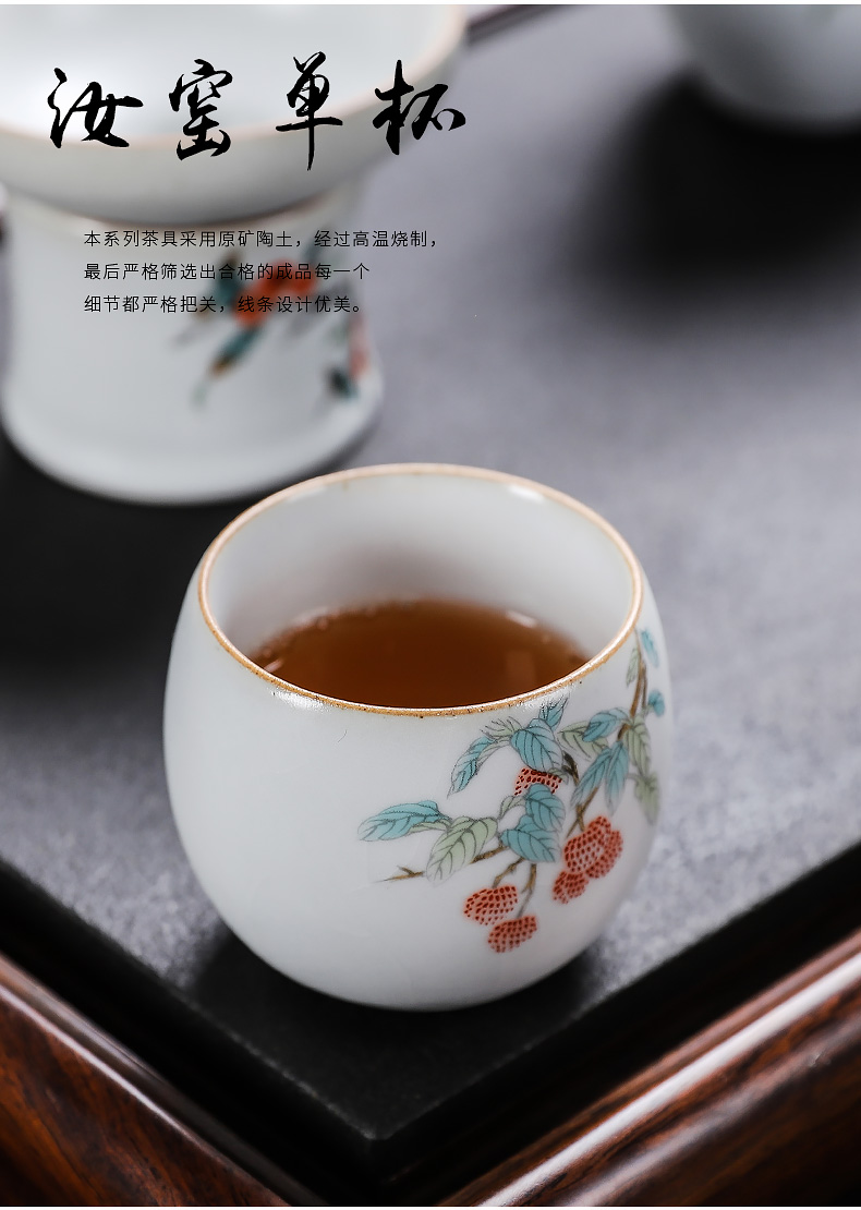 In building your up hand - made personal single cup large kunfu tea cup ceramic move master cup tea sample tea cup