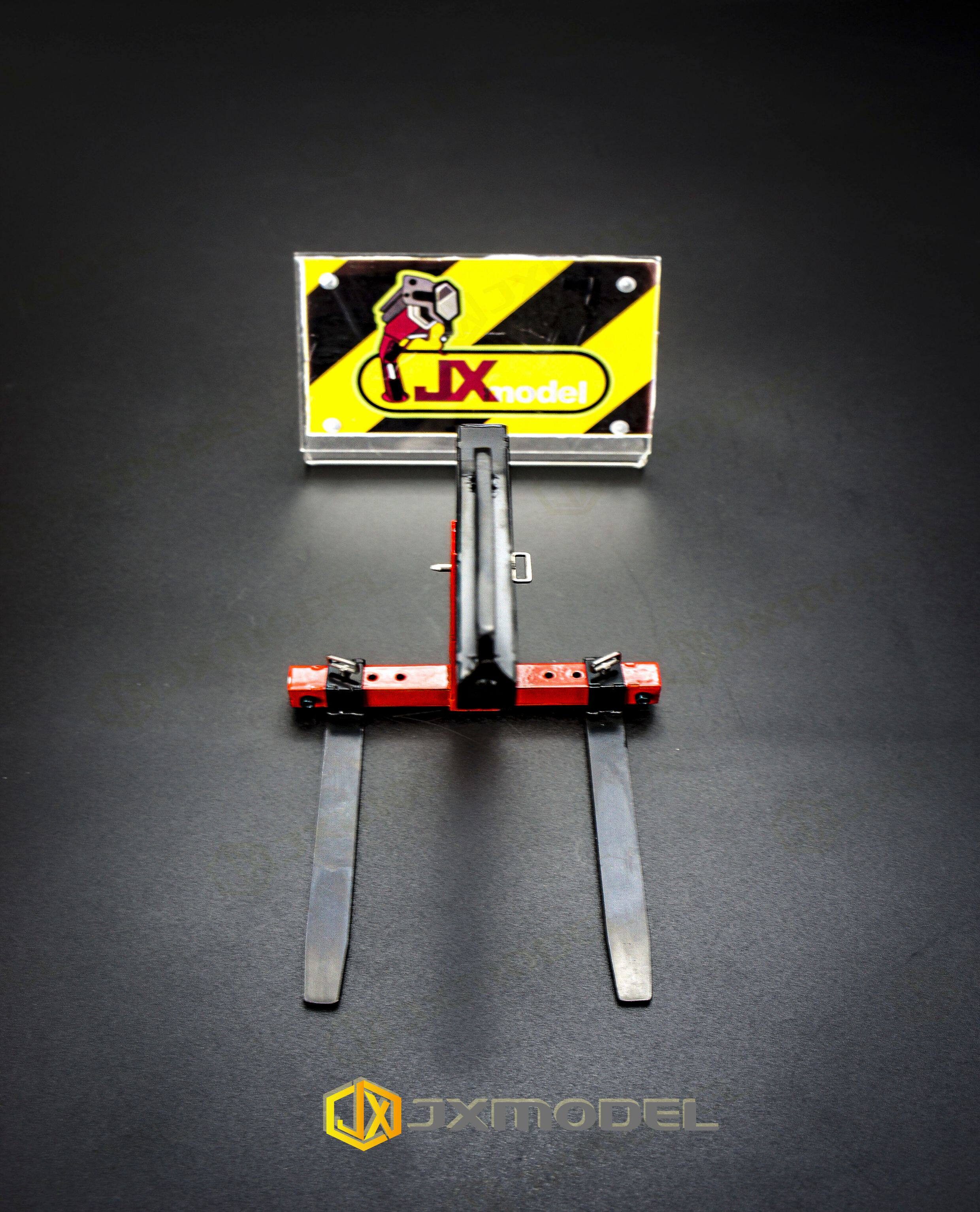 JXModel 1/14 RC Hängende Gabel Hebe Ausrüstung Hebe Gabel Kran Hebezeug Hebe Maschine Für Tamiya 770S FH16 MAN TGX AROCS Teil – Detail 8