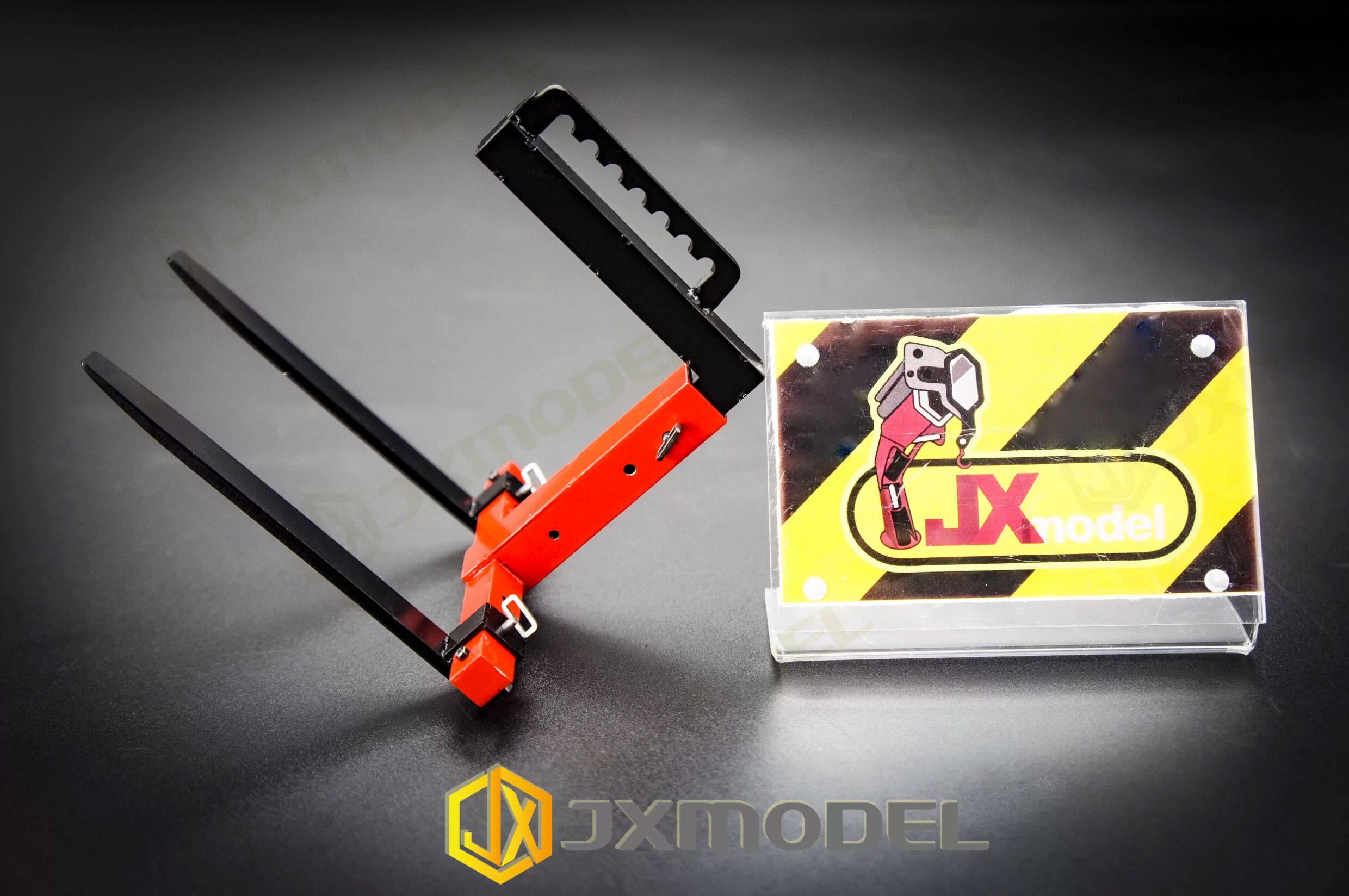 JXModel 1/14 RC Hängende Gabel Hebe Ausrüstung Hebe Gabel Kran Hebezeug Hebe Maschine Für Tamiya 770S FH16 MAN TGX AROCS Teil – Detail 2