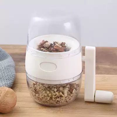 花生米搅碎机坚果杏仁核桃手摇式工具猫狗宠物粮研捣磨碾粉压神器