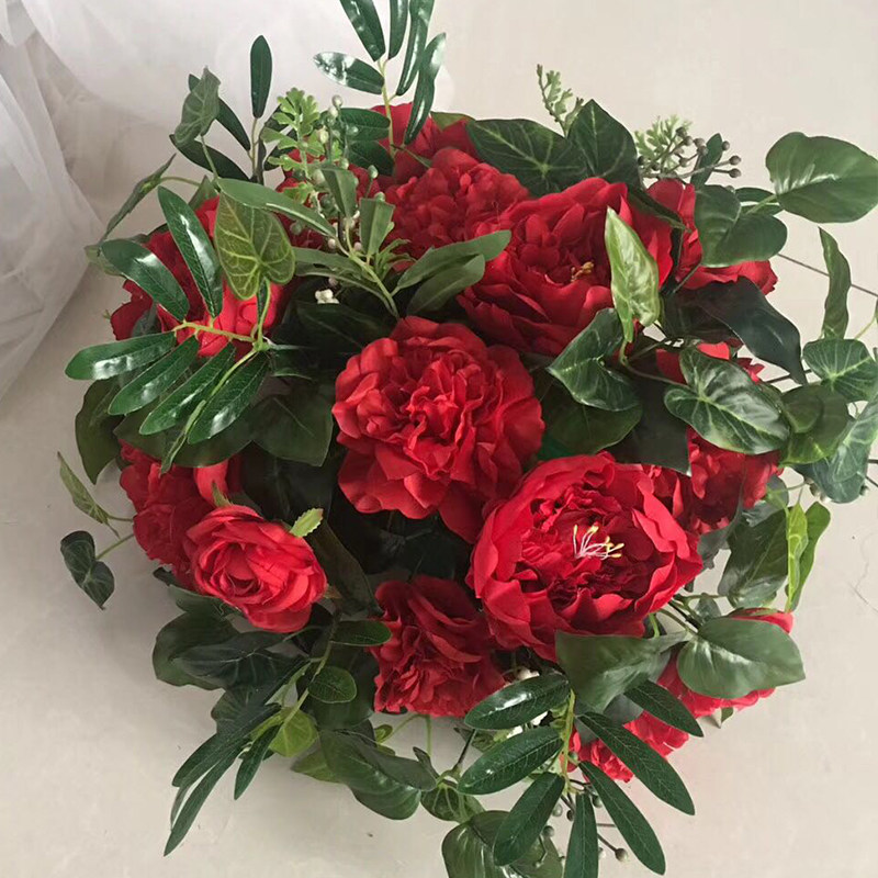 New wedding road cites willow green plant flower citation simulation flower Rome silk silk romantic silk roads