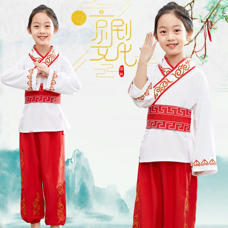 Small Opera Bone Dance Performance Costumes The 10th Xiaohe Style Children's Opera Face Makeup Beijing Henan Opera Practice Costumes