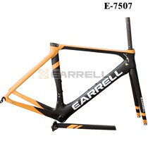 EARRELL all carbon fiber road bike frame T800 broken wind frame with seat tube front fork and bowl set