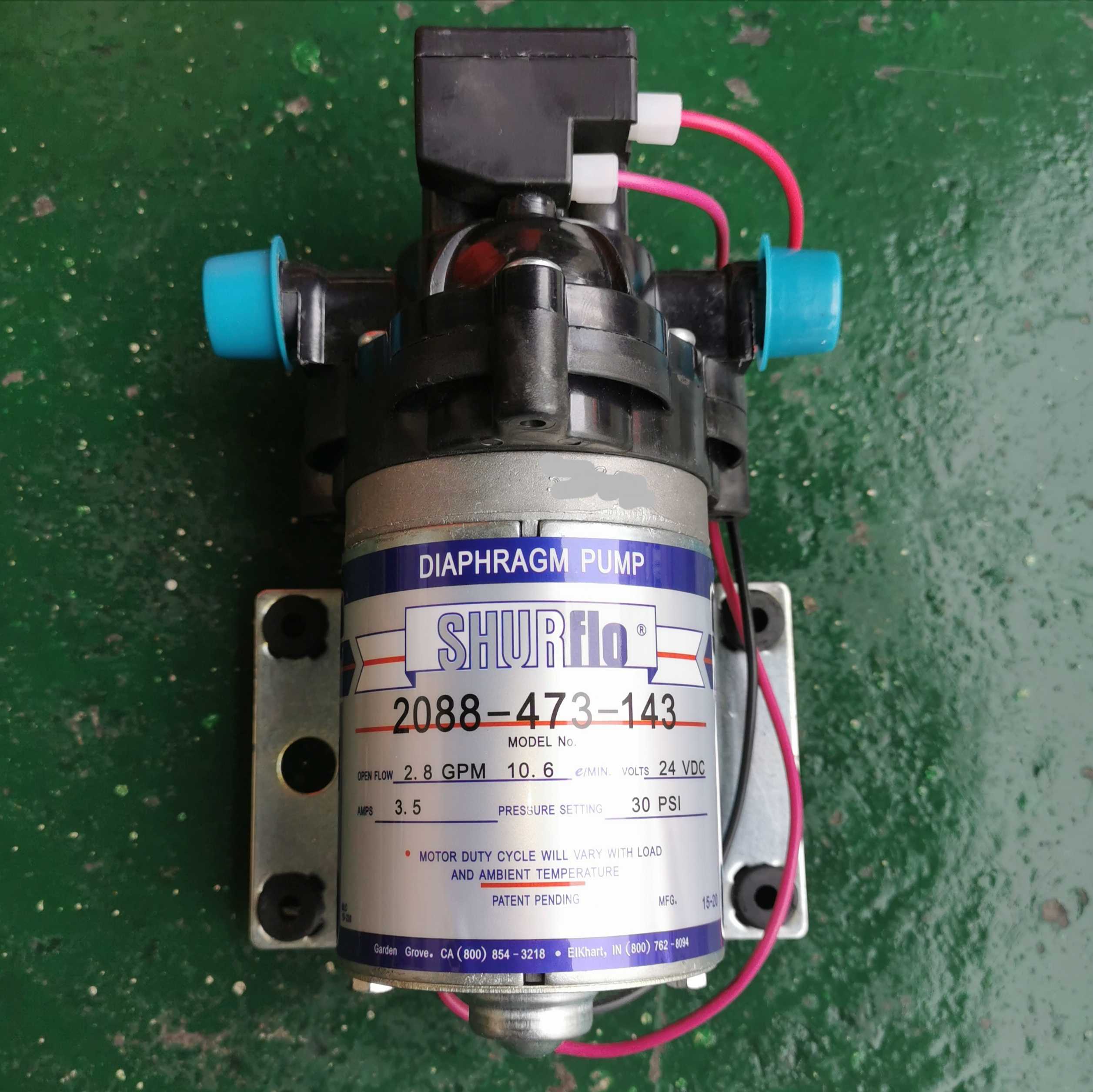 SHURFLO2088-473-143 Diaphragm Pump Carpet Machine Water Spraying Water Supply System Pump