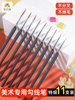 Wolf Hair Fine Line Brush Gouache Digital Oil Painting Brush Art Special Brush for Facial Painting Oil Painting Watercolor Fine Line Brush Acrylic Ultra-Fine Brush Fine Brush for Traditional Chinese Painting Professional DIY Paint Coloring and Outlining Brush Set