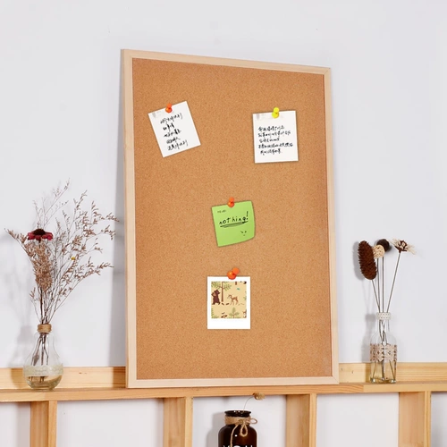 Доска объявлений пробковой доски домашняя висящая открывающая доска сплошной деревянная рама мягкая деревянная настенная фона фото Стена личная творческая черная доска водяная сосна составная композитная тема сообщения Стена Школа Офис Рекламный колонна