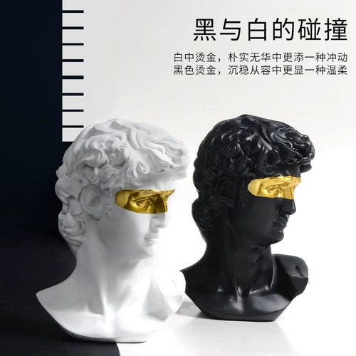 Северные персонажи скульптура Давида смоля гипсовая статуя литературного эскиза Аватар Домашняя гостиная