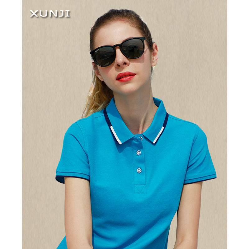 T-shirt custom-made culture Shirt collar male and female pure cotton advertising culture polo shirt DIY set for short sleeve workwear Inprint logo