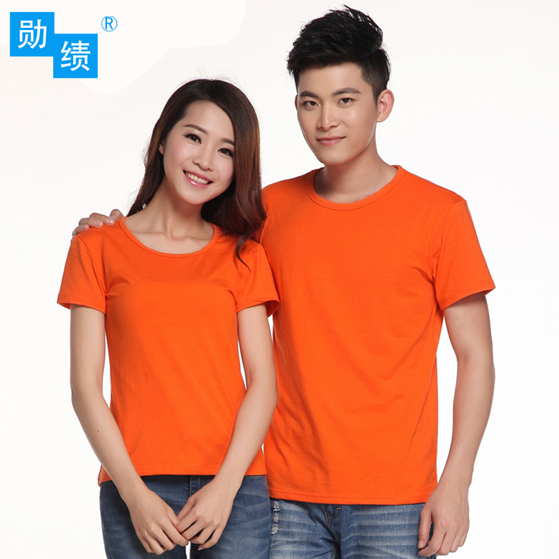 Custom short sleeve T-shirt male and female pure color Nehitch damp men's set to do half-sleeve T-shirt round collar summer t blood workwear