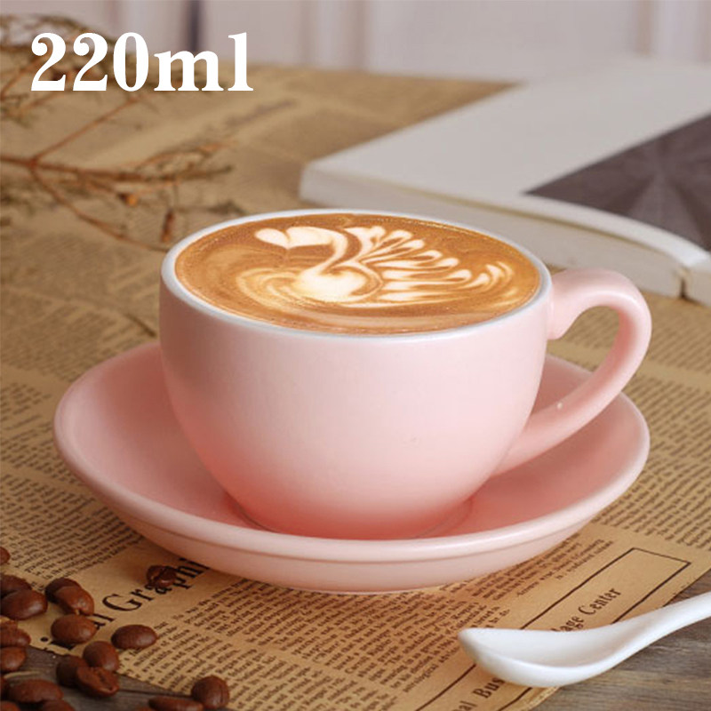 Creative Colours Matt Ceramics Raffin Coffee Cup Dish Suit Eurostyle Take Iron Cup British Afternoon Tea Black Tea Cup