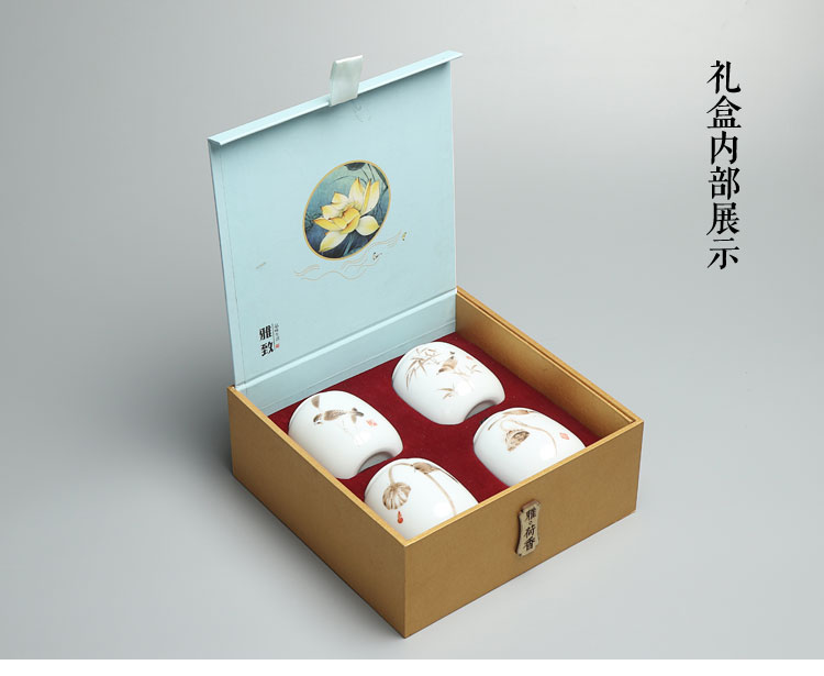 翁广喜 19年新茶 明前特级绿茶 安吉白叶一号 120g 精美礼盒装 图2