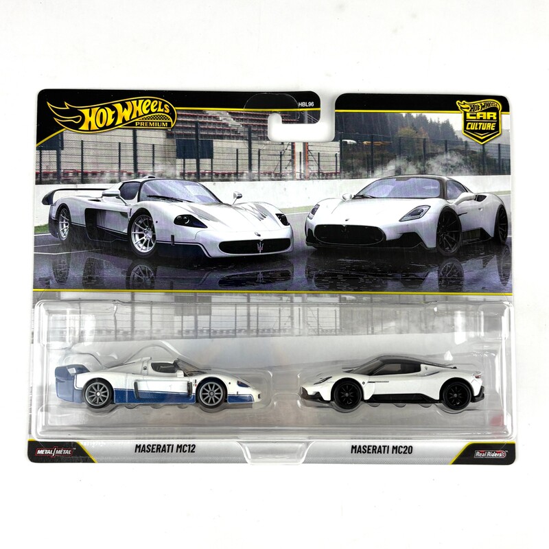 Hot Wheels Hbl96 Dual Car Set Maserati Dual Car Set Maserati Mc12 /Maserati Mc20