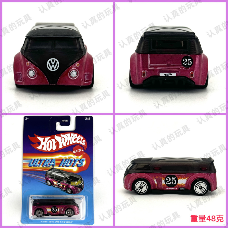 Hot Wheels Hdg52 Alloy Car Children's Toy Volkswagen Bus Gtr Volkswagen T1-Gtr Hot Wheels Hdg52 Alloy Car Children's Toy Volkswagen Bus Gtr Volkswagen T1-Gtr