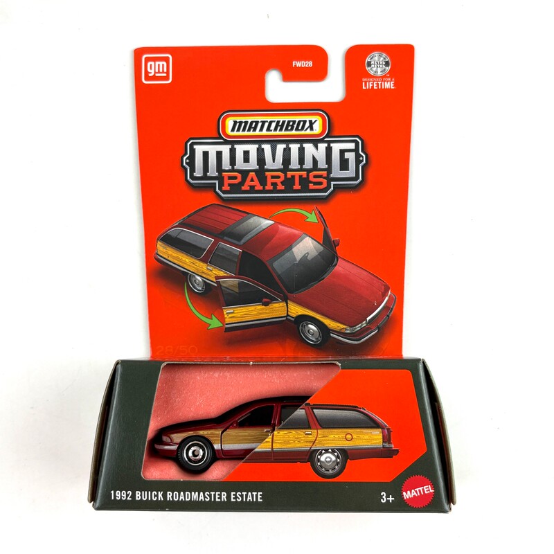 Matchbox Fwd28 Movable Series Alloy Car - Buick 1992 Buick Roadmaster Estate Matchbox Fwd28 Movable Series Alloy Car - Buick 1992 Buick Roadmaster Estate