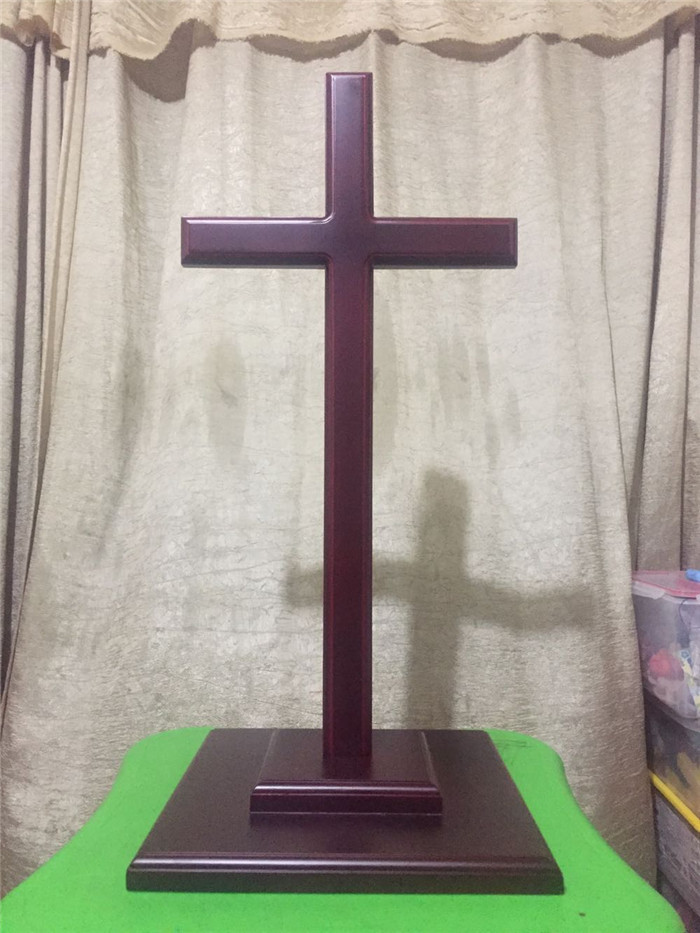 Special wedding hall furnishing items for the venue of the crucifixion