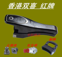 Hong Kong Double Happiness Red Card Iron Anchor Ninghai Yixin Pressure Cooker Composer Handle Pot 24 26 28